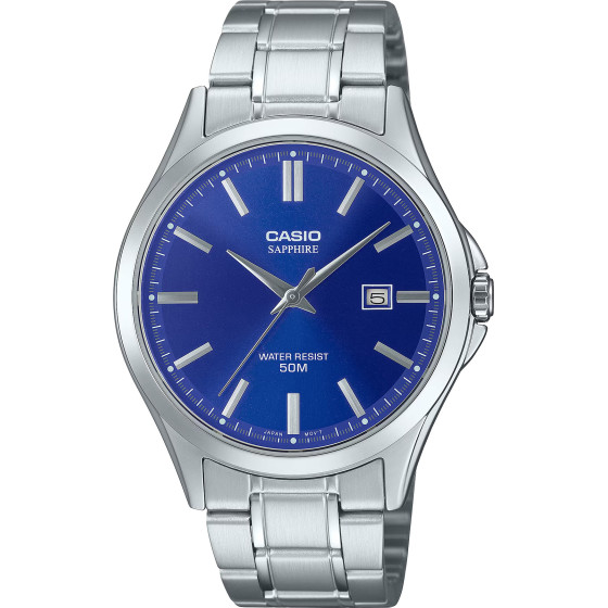 Casio Men's watch + Box (zd292a) Szafir - (MTS-115D-2A1)