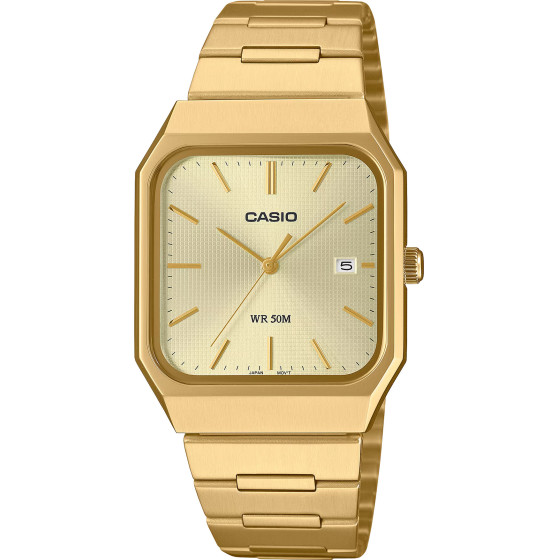 Casio Men's watch + Box - (MTP-B185G-9A)