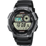 Casio Men's watch AE-1000W 1BVdf (zd073g) - World Time + Box - (AE-1000W-1BVDF)