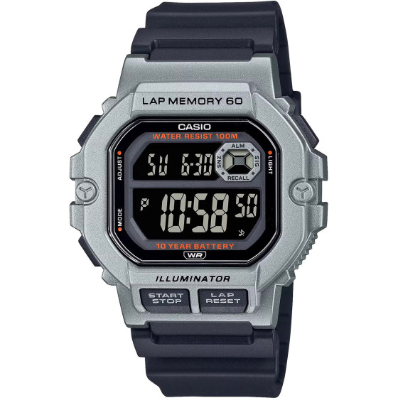 Casio Men's watch Sports + Box (zd271a) - (WS-1400H-1B)
