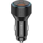 Forever CC-07-66ACc Pd Qc Car Charger 1x USB-A 2x USB-C 66W black