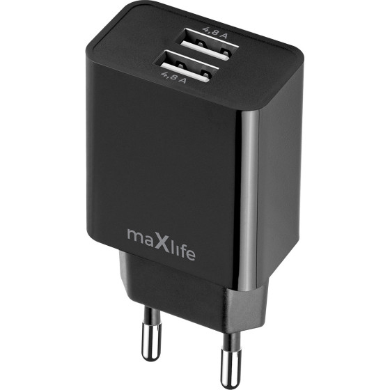 Maxlife MXTC-12 Charger 1x USB-A 4,8A black
