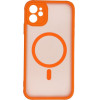 Full Matte Mag Cover Case Compatible With Magsafe For Iphone 11 Hermes Orange OEM
