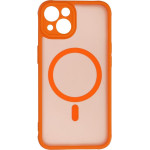 Full Matte Mag Cover Case Compatible With Magsafe For Iphone 13 Hermes Orange OEM