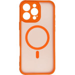 Full Matte Mag Cover Case Compatible With Magsafe For Iphone 16 Pro Max Hermes Orange OEM