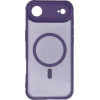 Full Matte Mag Cover Case Compatible With Magsafe For Iphone 17 Air Purple OEM
