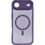Full Matte Mag Cover Case Compatible With Magsafe For Iphone 17 Air Purple OEM