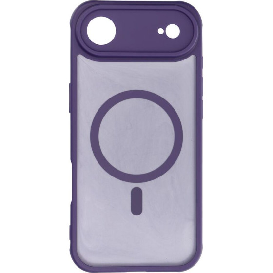 Full Matte Mag Cover Case Compatible With Magsafe For Iphone 17 Air Purple OEM