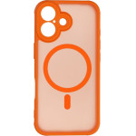Full Matte Mag Cover Case Compatible With Magsafe For Iphone 17 Hermes Orange OEM