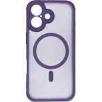 Full Matte Mag Cover Case Compatible With Magsafe For Iphone 17 Purple OEM