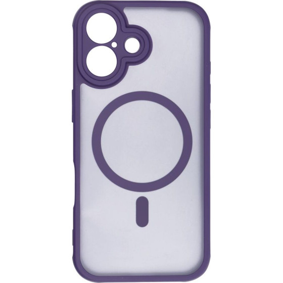 Full Matte Mag Cover Case Compatible With Magsafe For Iphone 17 Purple OEM