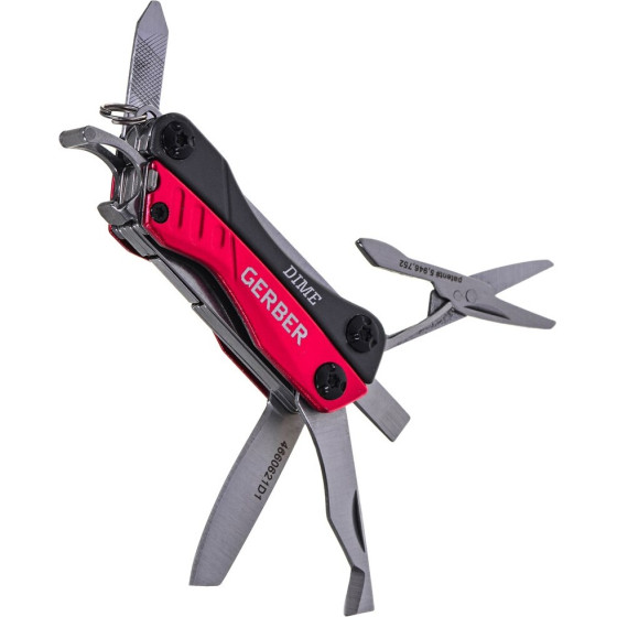 Gerber Multitool Dime Multi-Tool Red - (31-003622)