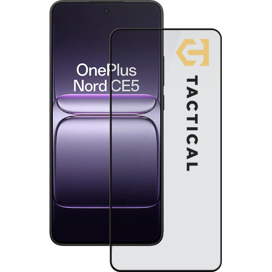 Tactical Glass Shield 5D for OnePlus Nord CE5 5G Black - (57983128868)
