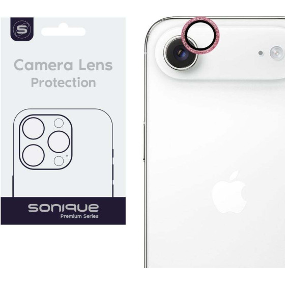 Sonique Camera Protection Glitter Lens Pro Apple iPhone 17 Air Pink