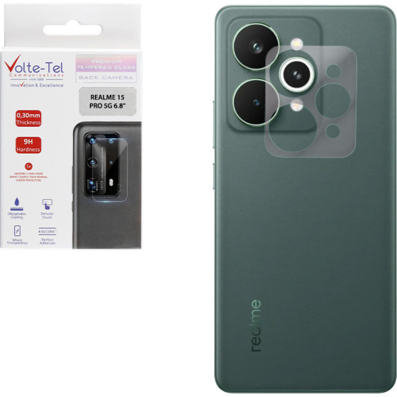 Volte-Tel Tempered Glass Realme 15 Pro 5G 6.8'' 9H 0.30mm For CAMERA