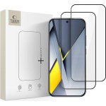 Tech-Protect Szklo Hartowane Glass FIT+ 2-Pack Xiaomi Poco F8 Pro BLACK