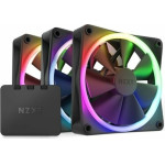 NZXT F120 Rgb Case Fan �� ������� 4-Pin Pwm 3��� - (RF-R12TF-B1)
