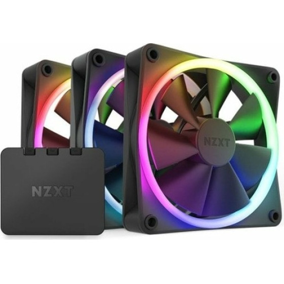 NZXT F120 Rgb Case Fan �� ������� 4-Pin Pwm 3��� - (RF-R12TF-B1)