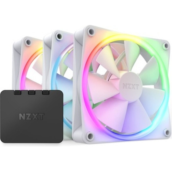 NZXT F120 Rgb Case Fan �� ������� 4-Pin Pwm 3��� ����� - (RF-R12TF-W1)