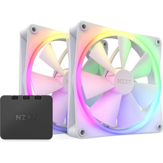 NZXT F140 Rgb Case Fan �� ������� 4-Pin Pwm 2��� ����� - (RF-R14DF-W1)