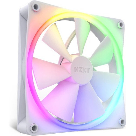 NZXT F140 Rgb Case Fan �� ������� 4-Pin Pwm ����� - (RF-R14SF-W1)
