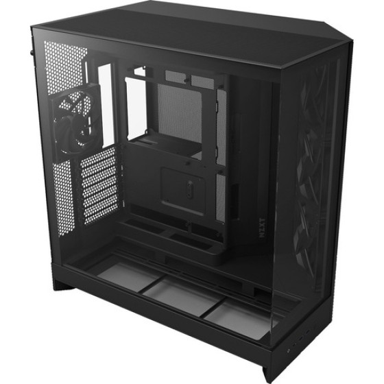 NZXT H9 Flow Rgb Large Dual-Chamber Mid-Tower Atx Airflow Case Black - (CM-H92FB-R1)