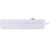 Maclean Power strip, 4-Socket Extension Cable + 3xUSB, 110-240V Ac 50/60Hz, 2.1A Max 2500W, 3m, white, - (MCE393 W)