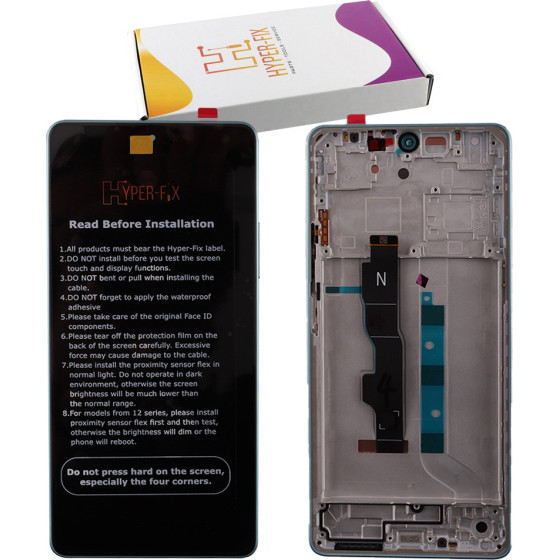 HYPER-Fix Xiaomi Redmi Note 13 5G ����� + Touch Screen + Lens + Frame Blue Service Pack - (HF-5600030N1700)