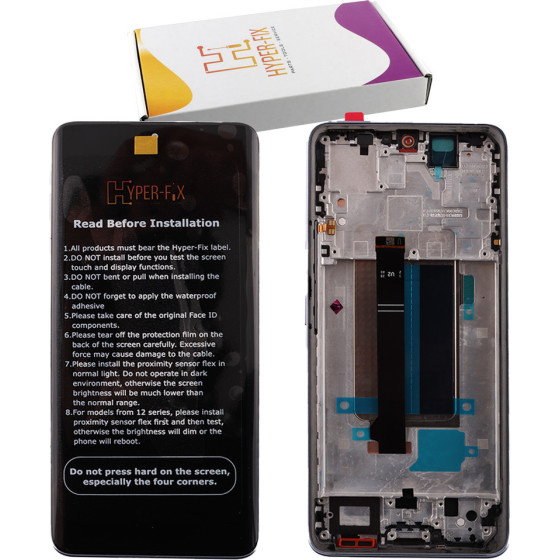 HYPER-Fix Xiaomi Redmi Note 13 Pro Plus 5G ����� + Touch Screen + Lens + Frame Purple Service Pack - (HF-560003N16U00)