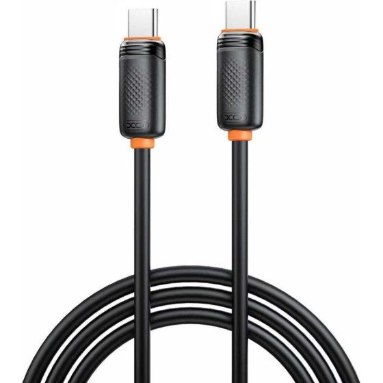XO NB-Q302B ������� �������� & ��������� ��������� Type-C �� Type-C 60W ����� 1m - (XO NB-Q302B Black)