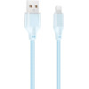 XO NB291 ������� �������� & ��������� ��������� USB-A �� Lighting ������ 6A ���� 1m - (XO NB291 Blue)