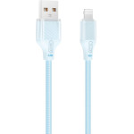 XO NB291 ������� �������� & ��������� ��������� USB-A �� Lighting ������ 6A ���� 1m - (XO NB291 Blue)