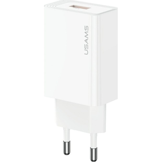 Usams Wall Charger T69 18W USB-A White - (CC324TC01)