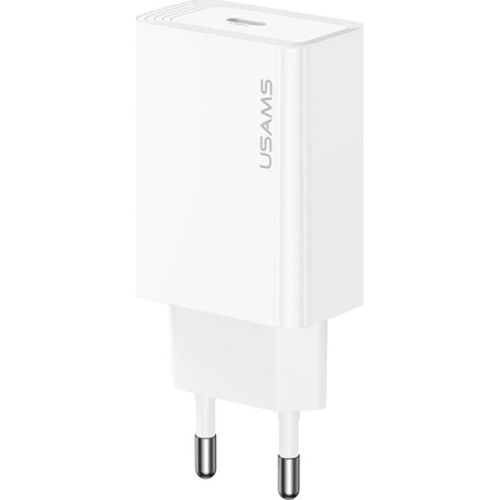 Usams Wall Charger T69 30W USB-C White - (CC329TC01)