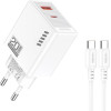 KAKUSIGA ��������� ������ KSC-1240 �� ������� USB-C, USB & USB-C, 20W, ������ - (KSC-1240-C-WH)