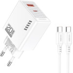 KAKUSIGA ��������� ������ KSC-1240 �� ������� USB-C, USB & USB-C, 20W, ������ - (KSC-1240-C-WH)