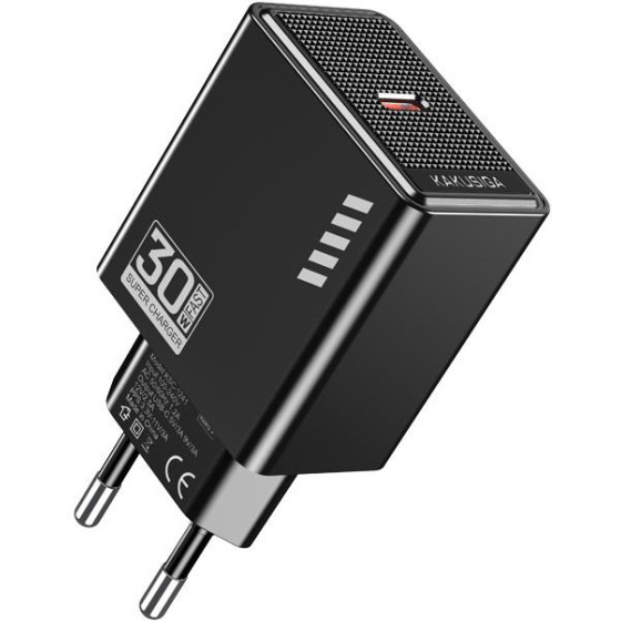 KAKUSIGA ��������� ������ KSC-1241, USB-C, 30W, ������ - (KSC-1241-BK)