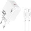 KAKUSIGA ��������� ������ KSC-1242 �� ������� USB-C, USB-C, 30W, ������ - (KSC-1242-C-WH)
