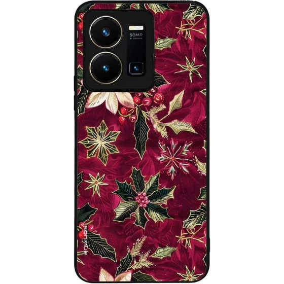 Sonique ���� Christmas Series ��� Vivo Y35 4G / Vivo Y22 / Vivo Y22S Wine Bloom