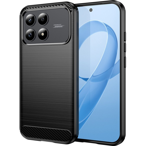 Techsuit - Carbon Silicone - Xiaomi Poco F8 Pro - Black