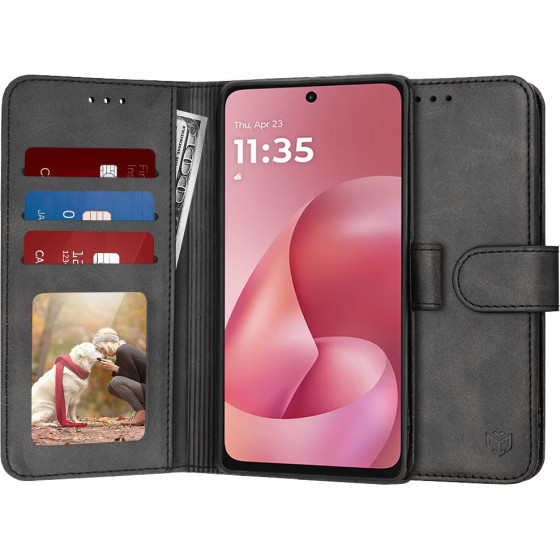 Techsuit - Diary Book - Motorola Moto G57 Power / G67 Power - Black
