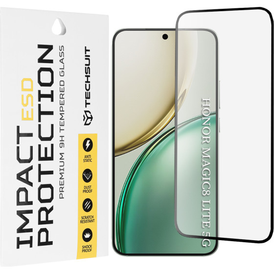 Techsuit - Esd Glass - Honor Magic8 Lite - Black