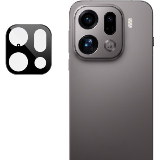 Techsuit - Full Camera Glass - Oppo Find X9 Pro - Black