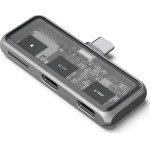 Satechi Adapter Hub 3in1 Usb C Mobile Xr ST-Hxrsdm Space gray