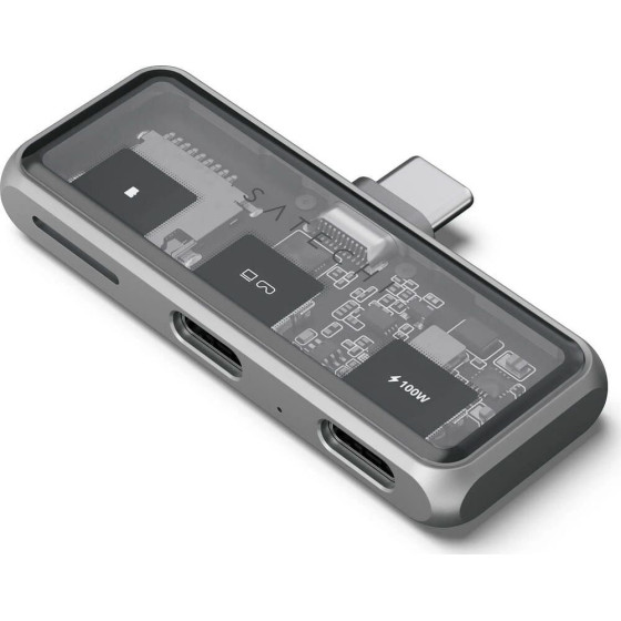 Satechi Adapter Hub 3in1 Usb C Mobile Xr ST-Hxrsdm Space gray