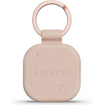 Satechi Locator Compatible With Apple Find My Keychain Shape Vegan Leather ST-Lkcfr Desert rose