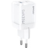 BWOO Gan Wall Charger CDA222 Pd 35W 1 x Usb 1 x USB-C, white