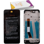 HYPER-Fix Motorola Moto G14 4G XT2341-3 ����� + Touch Screen + Lens + Frame Black Service Pack - (HF-5D68C23075)