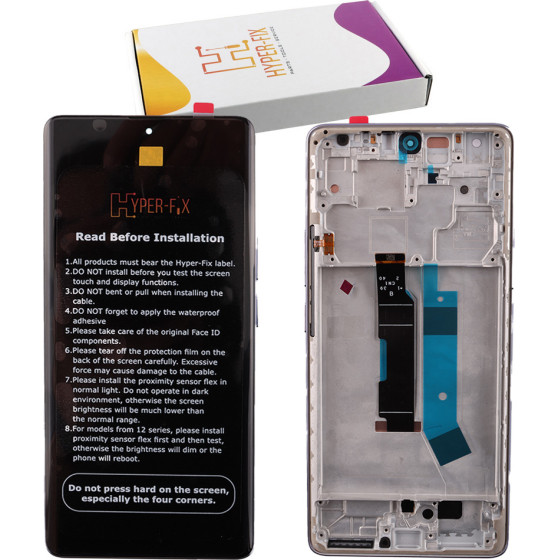 HYPER-Fix Xiaomi Redmi Note 14 Pro 4G ����� + Touch Screen + Lens + Frame Purple Service Pack - (HF-560002000O600)