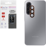 Volte-Tel Camera Glass Cover Samsung A17 4G A175/A17 5G �176 6.7'' 9H 0.30MM 3D Ar ALUMINIUM-Electroplating Frame GOLD